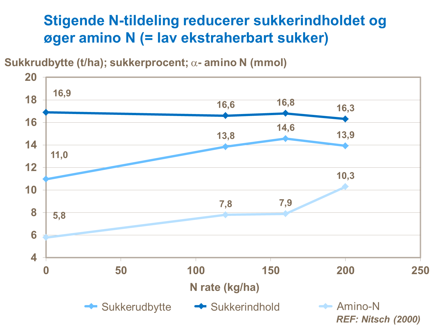 Forsøg i sukkerroer
