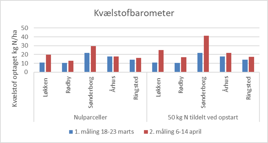 forskel i udviklingen kv&aelig;lstofoptag 